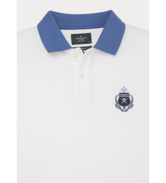 Hackett London Heritage Polo Logo vit