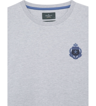 Hackett London T-shirt Heritage Logo grigia