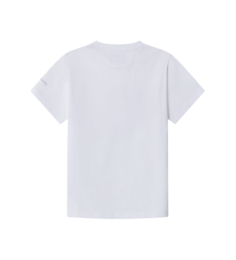Hackett London Camiseta Heritage Flag blanco