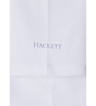 Hackett London Camiseta Heritage Flag blanco