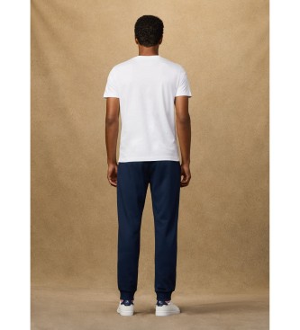 Hackett London Lrc vlag fit klassiek wit t-shirt