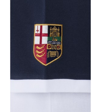 Hackett London Polo blanc Heritage LRC