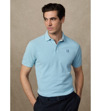 Hackett London Heritage Madras Trim polo modra