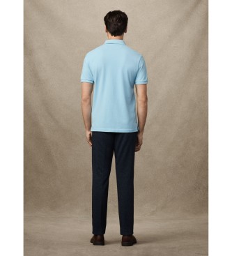 Hackett London Heritage Madras Trim polo modra