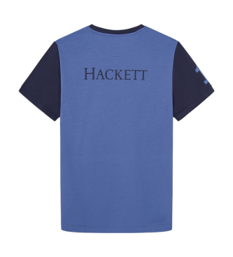 Hackett London Heritage T-shirt Multi blauw