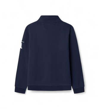 Hackett London Granatowa bluza Heritage