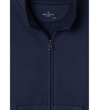 Hackett London Granatowa bluza Heritage