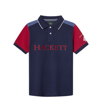 Hackett London Granatowa koszulka polo marki