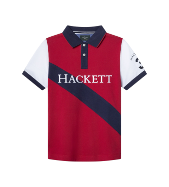 Hackett London Faixa polo vermelha
