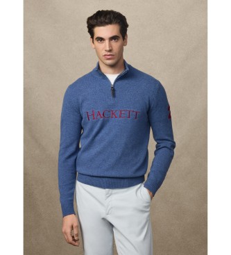 Hackett London Heritage No.2 pulover modre barve