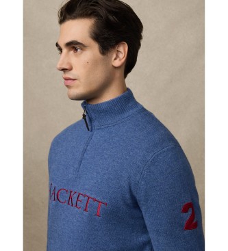 Hackett London Heritage No.2 pulover modre barve