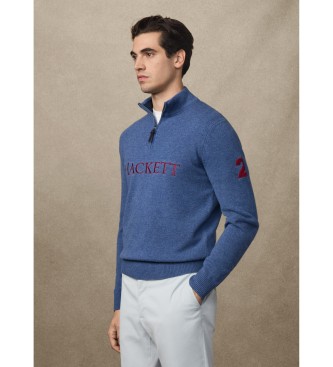 Hackett London Heritage No.2 pulover modre barve