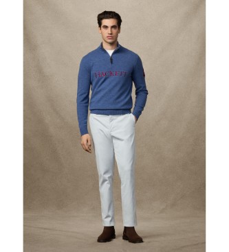 Hackett London Heritage No.2 pulover modre barve