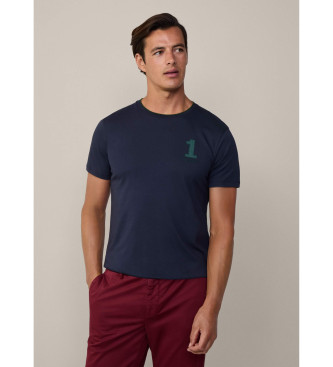 Hackett London T-shirt con numero Heritage della Marina