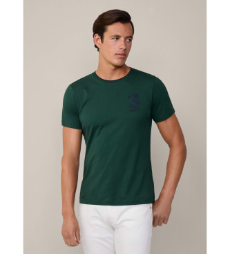 Hackett London Erfgoednummer T-shirt groen