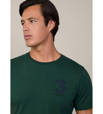 Hackett London Heritage Number T-shirt green