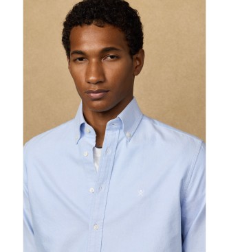 Hackett London Camicia Oxford Heritage blu