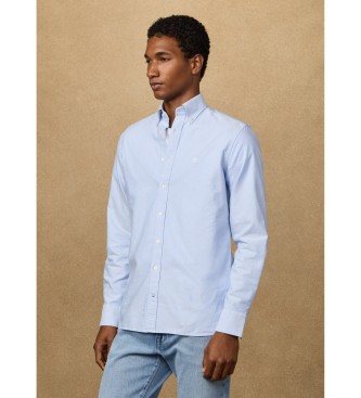 Hackett London Camicia Oxford Heritage blu