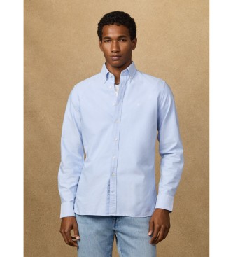 Hackett London Camicia Oxford Heritage blu
