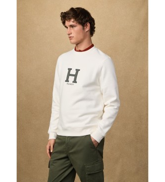 Hackett London Jersey Peaks Bianco