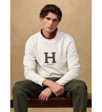 Hackett London Jersey Peaks Bianco