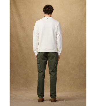 Hackett London Jersey Peaks Bianco