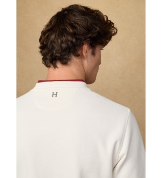 Hackett London Jersey Peaks Bianco