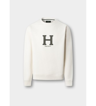 Hackett London Jersey Peaks Bianco