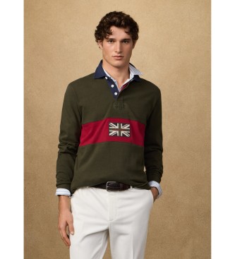 Hackett London Polo rugby peaks fit cl�sico verde