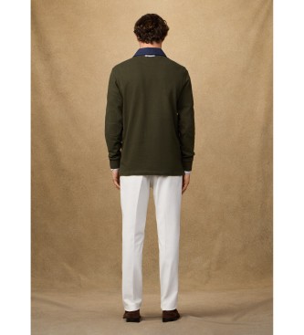 Hackett London Polo rugby peaks fit cl�sico verde