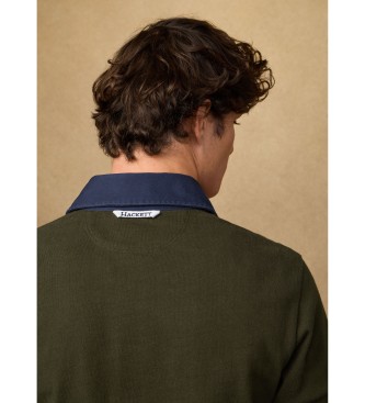 Hackett London Polo rugby peaks fit cl�sico verde
