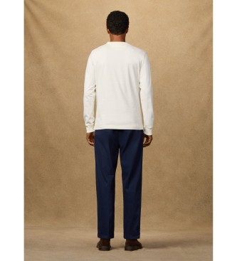 Hackett London Klasyczny t-shirt Peaks fit biały