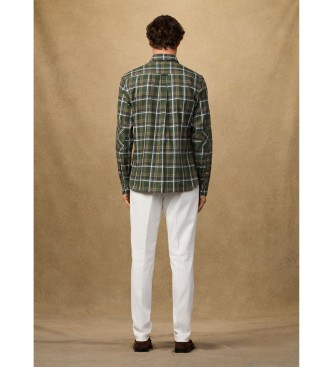 Hackett London Camisa xadrez verde cl�ssica Heritage Fit