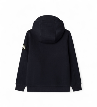 Hackett London Sweatshirt Heritage Rally azul-marinho