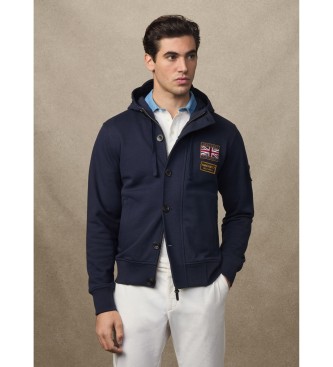 Hackett London Chaqueta Heritage Rally marino