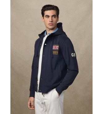 Hackett London Chaqueta Heritage Rally marino