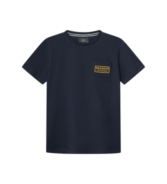 Hackett London T-shirt Rally Pocket navy