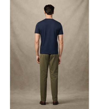 Hackett London Heritage Rally Pocket T-shirt marinbl