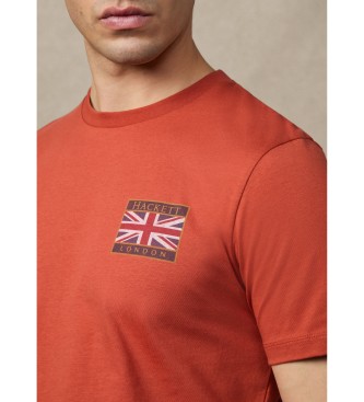 Hackett London Camiseta Heritage Rally UJK naranja 
