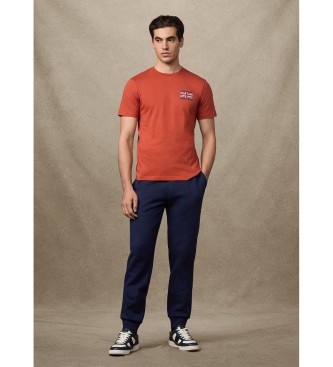 Hackett London Camiseta Heritage Rally UJK naranja 