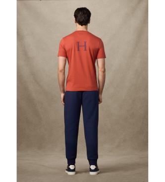 Hackett London Camiseta Heritage Rally UJK naranja 