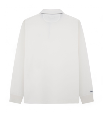 Hackett London Polo Heritage Small Logo blanc