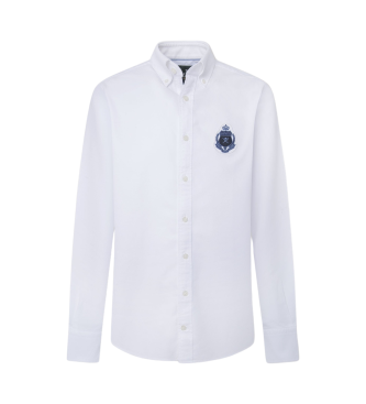 Hackett London Camicia Heritage bianca Oxford bianca