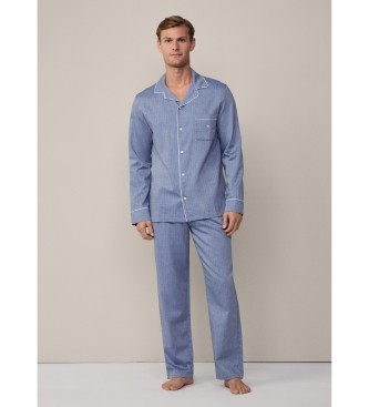 Hackett London Herringbone pyjamas blue