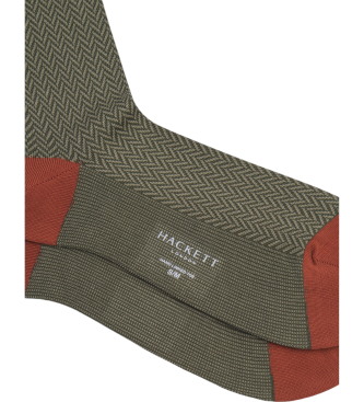 Hackett London Herringbone Socken grn