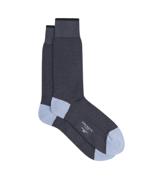 Hackett London Herringbone socks grey