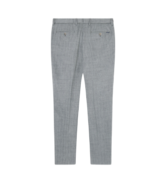 Hackett London Fischgrtenhose grau