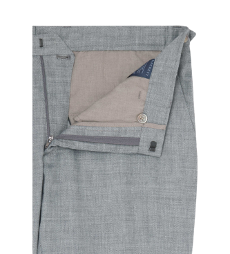 Hackett London Fischgrtenhose grau