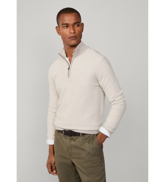 Hackett London Honingraat beige trui