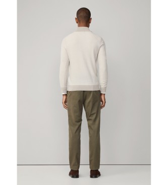 Hackett London Honingraat beige trui
